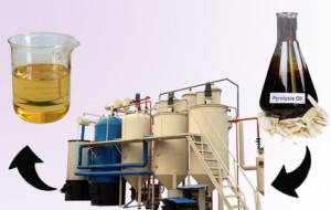 Waste oil refining  diesel oil machine for sale