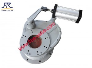 Anti wear Ceramic Swing Disc charging gate Valve for fly ash system