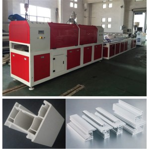 PVC UPVC window and door frame profile extruder manufacturing machine
