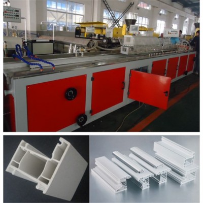 PVC window frame door frame profile extrusion machine