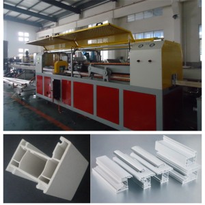 upvc window profile extrusion line pvc profile machine plastic door frame profile extrusion production line