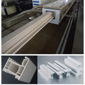 PVC door window profile extrudering production unit plant