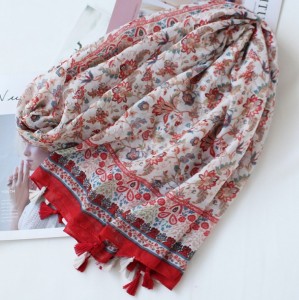 floral scarf  ladies big shawl beach towels
