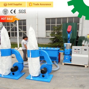 GEMCO Small Pellet Making Machine flat die pellet press maker farm home small biomass straw hay sawdust wood pellet mill plant