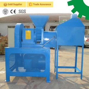 Factory price BEST home screw extruder biomass wood sawdust charcoal mini briquetting press project small briquette machine