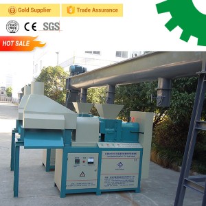 2 ton per hour screw biomass wood briquette extruder machine complete charcoal briquette production line