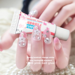 1g pink Nail glue