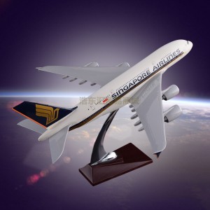 Airplane Model OEM Airbus 380 Singapore Airlines Manufacturer Direct Sales Resin Engine Blade Hollow Design