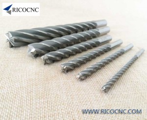High Speed Steel Foam Cutting Bits End Mill Extra-long Spiral Flute Router Bits High Speed Steel Foam Cutting Bits End Mill Extra-long Spiral Flute Router Bits