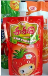 Liquid Stand up Pouch with Spout