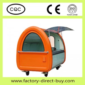 Stainless steel mobile fast food car sales