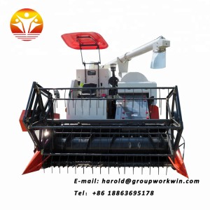 Durable and high efficiency rice harvester