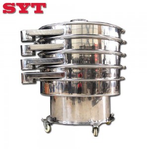 316 stainless steel circle rotary vibrating screen sieve for pharmaceutical separator