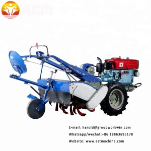 mini 15hp hand held walking tractor
