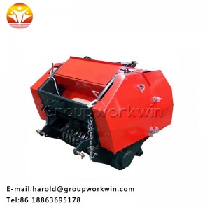 Agriculture Equipment Tractor Mounted Mini Round Hay Baler