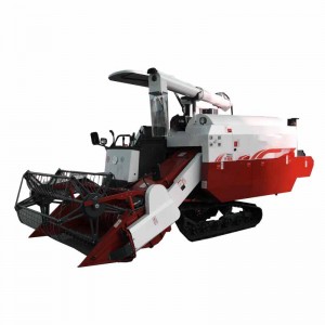 High Quality Machinery Small Wheel Type Combine Harvester