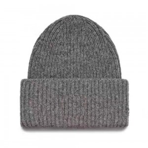 Free pom embroidery knit beanie, custom beanie hat