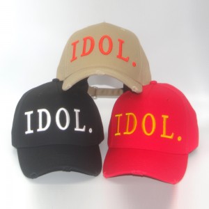 High quality fashion football club sports cap style custom baseball hat