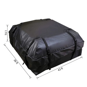 Waterproof Rooftop Cargo Carrier Bag Luggage (15 Cubic Feet) For Cars
