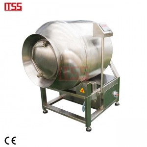 Vacuum tumbling machine for meat processing