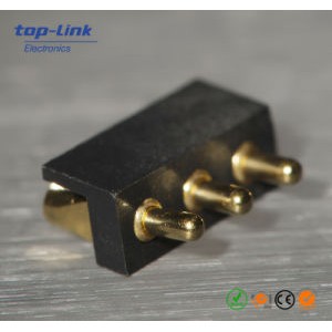 Customized Brass Pogo Pin Connector with Max 30m Ohm Contact Resistance