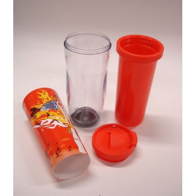 Fashion Coffee mug AS plastic PP lid auto mug