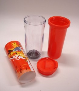 Fashion Coffee mug AS plastic PP lid auto mug