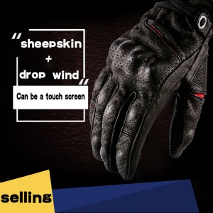 LAFIRE motorcycle sheepskin gloves