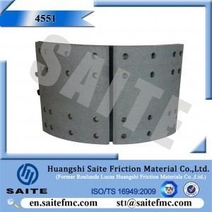 4551 brake assembly OEM brake shoes and brake linings