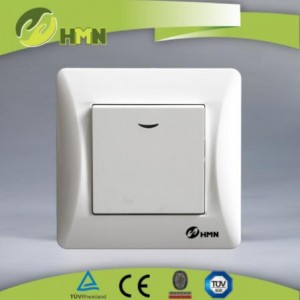 EU LED electric wall 1gang wall switch 220-250V for home