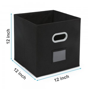 Dual Handles for Home Closet Bedroom Drawers Organizers, Foldable Storage Bins Cubes