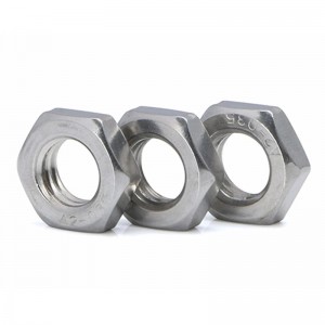 A2 A4 Stainless Steel Hex Head Thin Nut DIN936