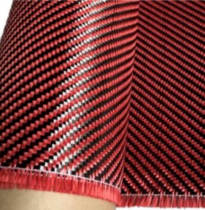 Hot selling carbon fiber red fabric m2 wholesaler price