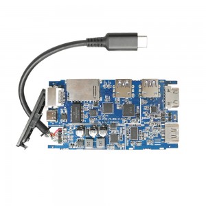 SD Card Reader and VGA RJ45 PD Charging Port HD-MI Port