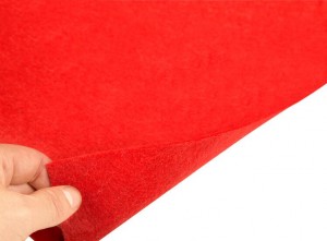 2019 best selling 100% polyester for love wedding red carpet