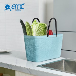 Customized small large PE plastic hand basket