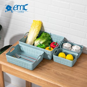 Home office custom color size pp plastic storage box