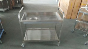 stainless recovery trolley