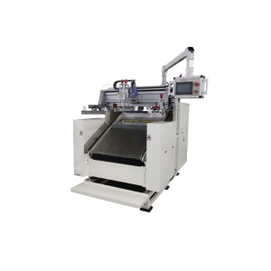 Full auto piece by piece screen printing machine for PET heating transfer film