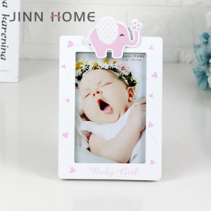4x6 baby little girl wooden photo frame