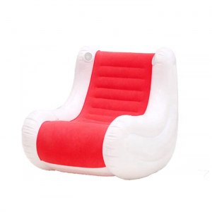 bedroom soft folding inflatable flocked reclining sofa