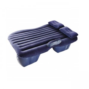 PVC flocked inflatable folding sofa lounger bed