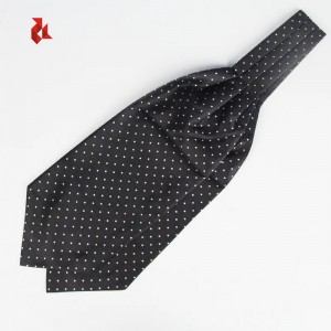 Mens Wedding Polka Dots Cravat Tie Ascot
