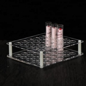 Manufacture plastic display stand Custom clear acrylic lipstick holder