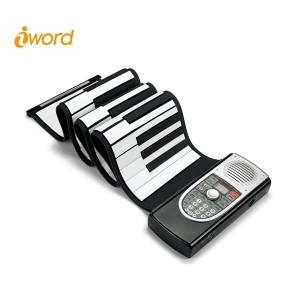 iword S2018 61 Key Roll Up Piano with Speaker Battery Operated