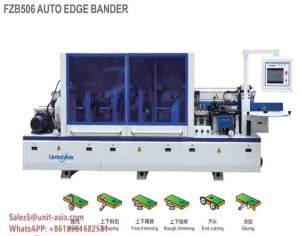 Automatic high speed edge banding machine