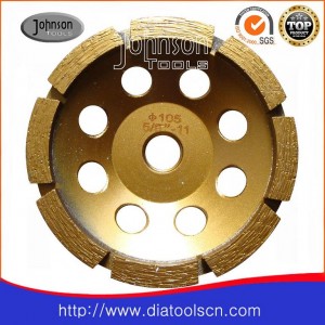 105mm diamond single row cup wheel