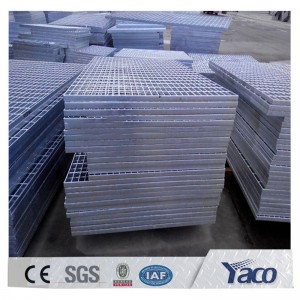 standard grating galvanized serrated steel grid plates