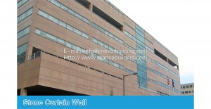 Stone curtain wall