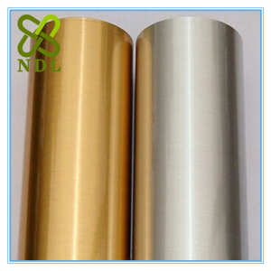 Metallized paper for beer label Metallized paper for beer label